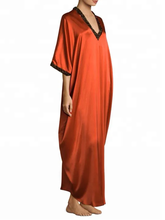 New arriving women oversized xxxl cover-up ladies caftan sleep night dress