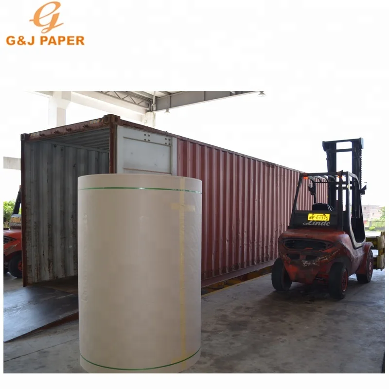 Recycled Kraft Liner Paper Offset Printing Wood Pulp G & J Paper Brown or White GJ Test LINER 45 Mechanical Pulp 80-300GSM