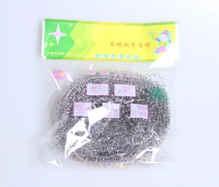 Silver Cleaning Scrubber Roll, Metal Scourer,Mesh Scourer Galvanized Mesh Roll