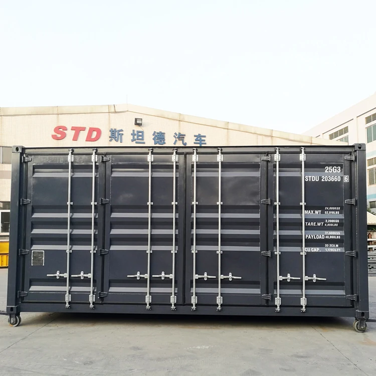 20ft side open container 20ft lateral open door shipping container