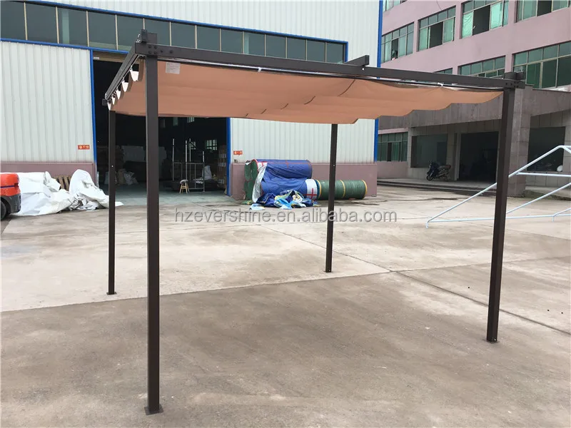 Luxury Special Offers Garden Line Cast Wrought Iron Steel Metal Frame Gazebo Folding