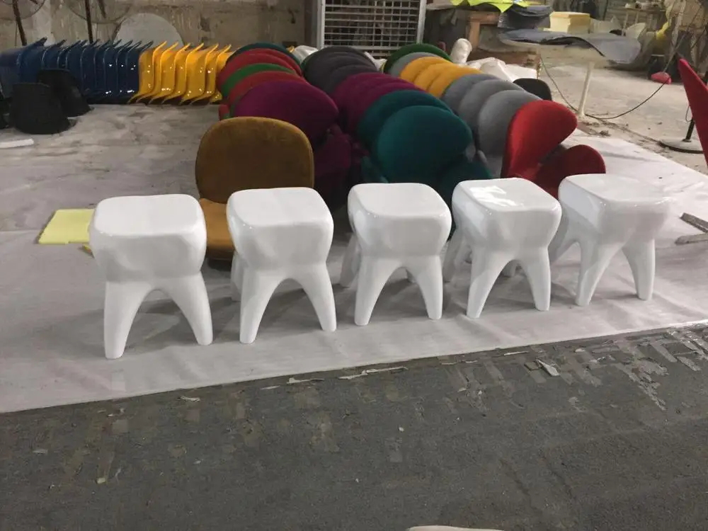
ottoman teeth stool tooth shaped stool from Foshan 