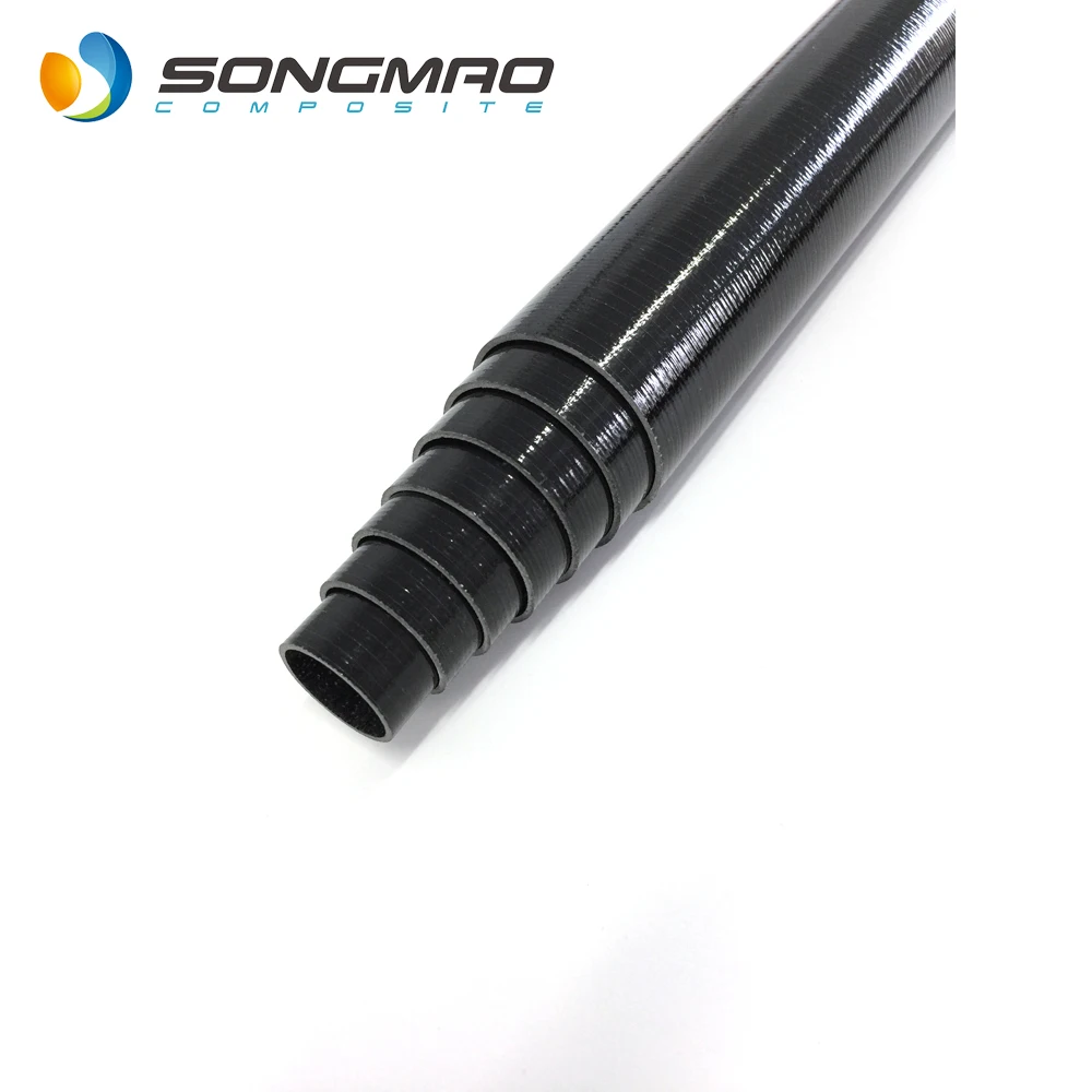 High quality 15m carbon fiber mast telescopic extension pole