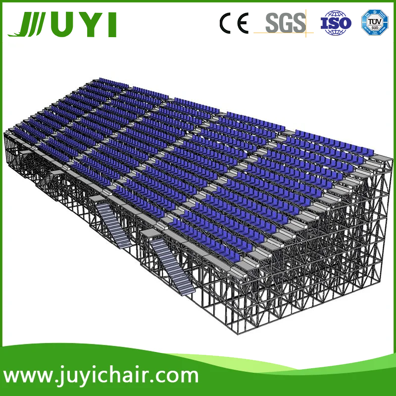 JY-715 Vip Steel Indoor Cricket Telescopic Seat Retractable Stadium Seats Used Bleachers for Sale Portable Stage Platform