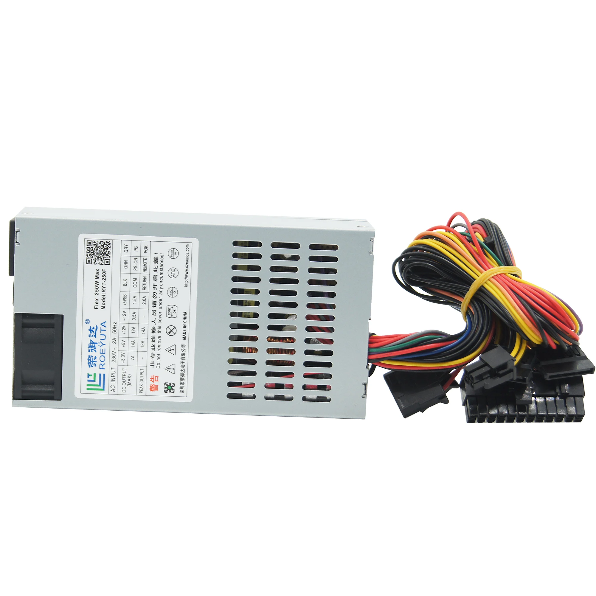  1U FLEX ATX 250 Вт блок питания для mini itx