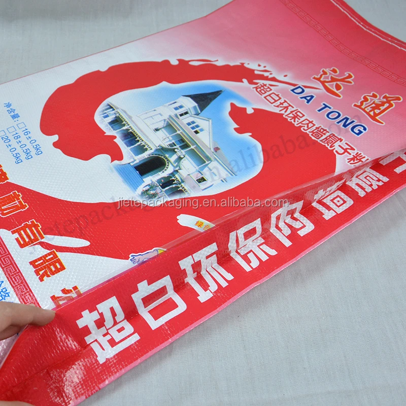 High quality white pp woven portland cement,wall putty powder bag price Philippines