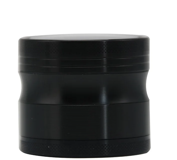 New transparent skylight smoke grinder diameter 50MM four layer lightning aluminum alloy grinder smoke