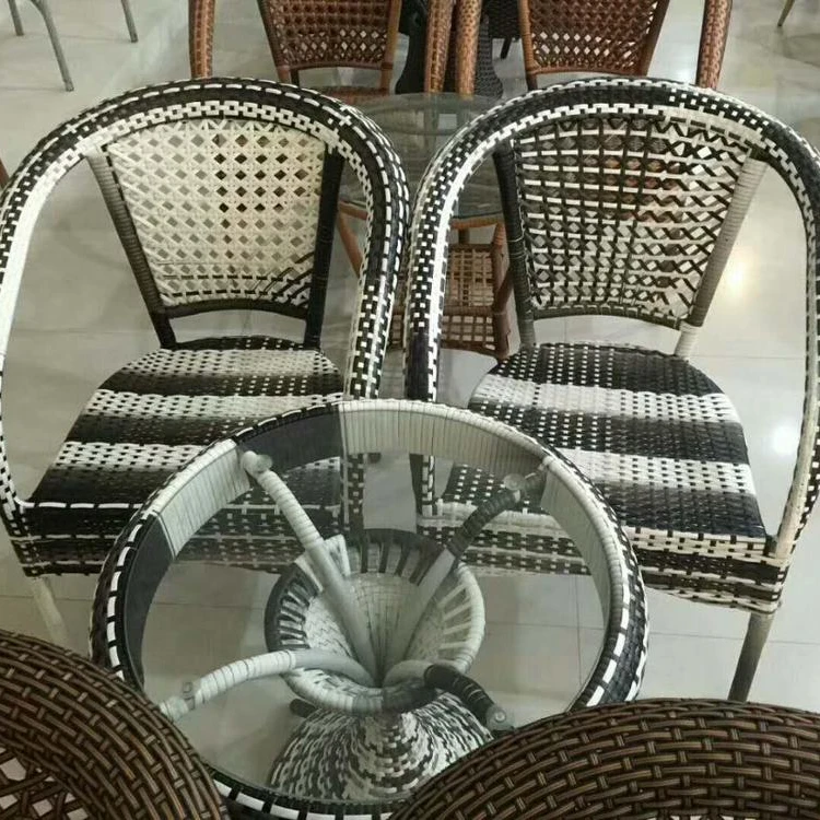 
 Уличный Плетеный современный садовый набор для столовых приборов из ротанга  