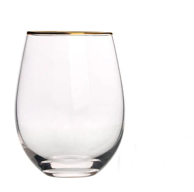 Бесступенчатая золотая линия чашка для чая с золотой оправой стакан питья