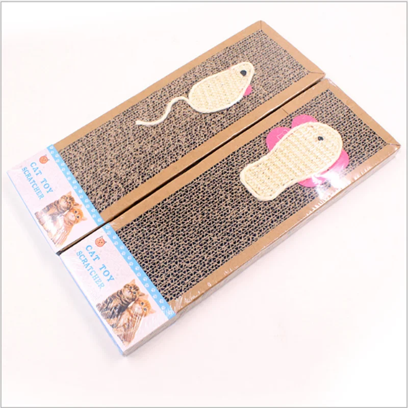 Mouse Style Pet Cat Scratcher Cardboard Cat Toy