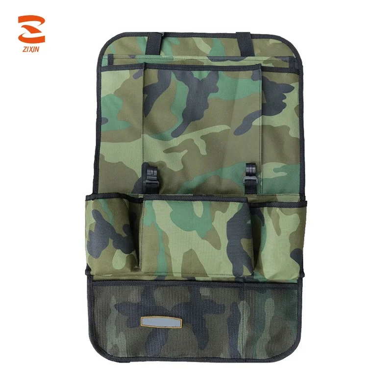 
Wholesale New Design Travel Multi Pocket Car BackSeat Organizer with Hang IPAD Watching Video 