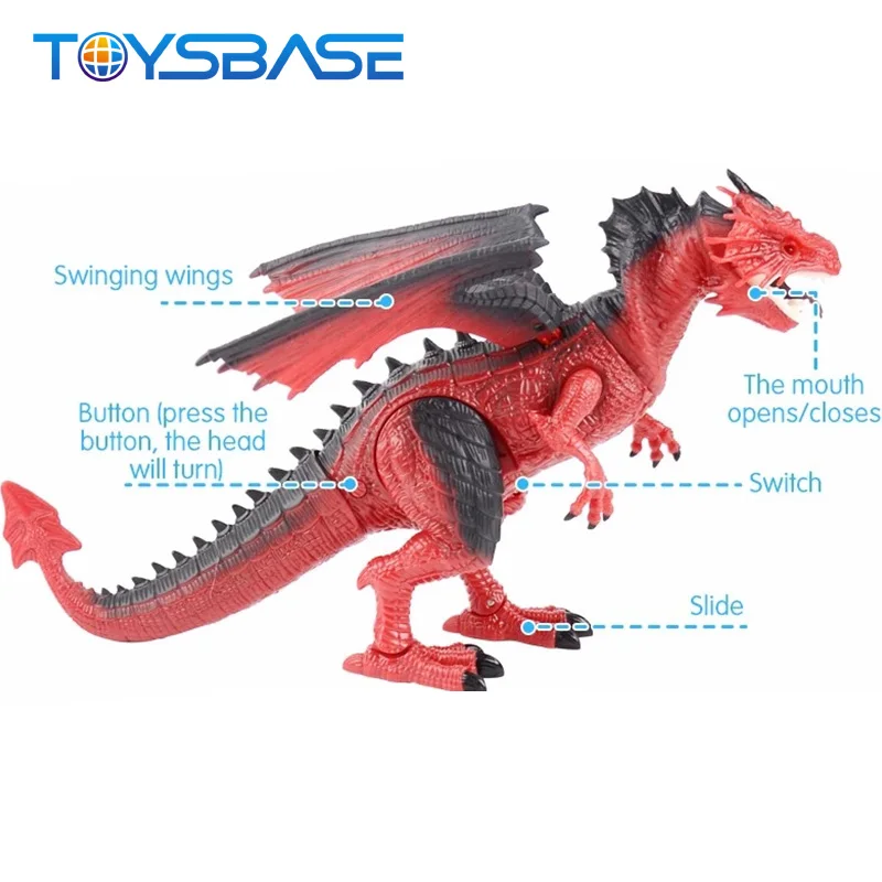 Top Sale Children Simulate Sound And Light Infrared RC Dinosaur Toy