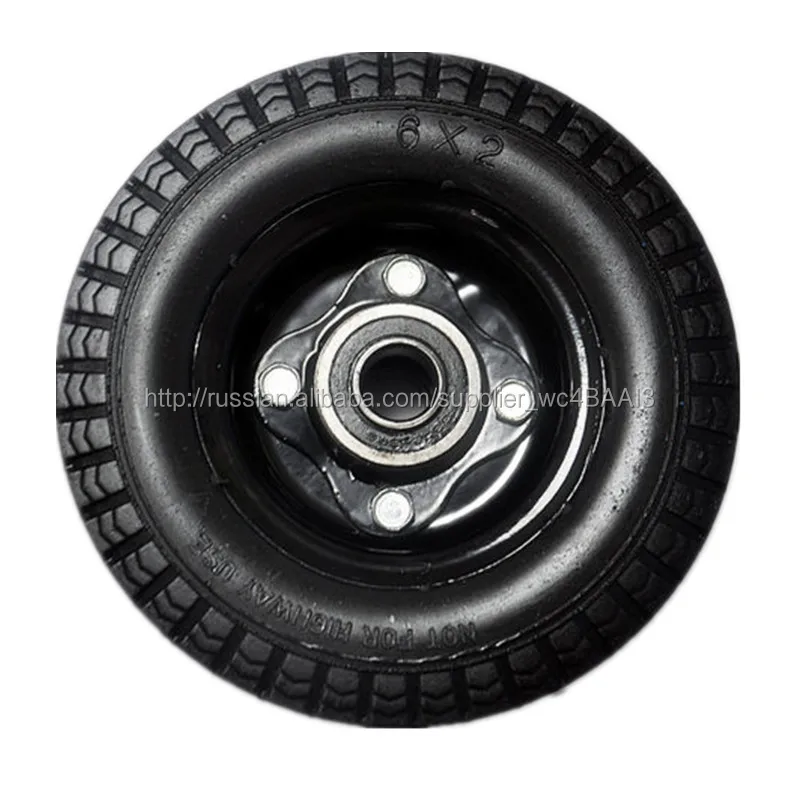 6 'solid pu колеса для тележки
