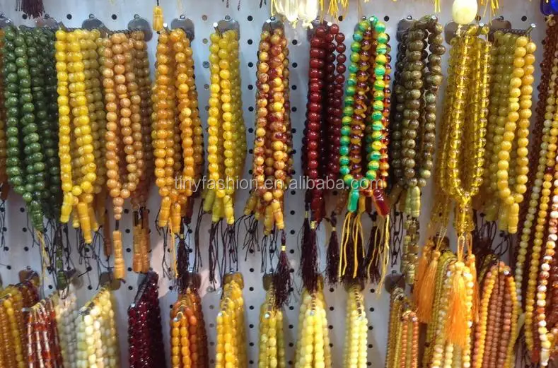 Muslim prayer beads bracelet rosary amber beads islamic tasbeeh