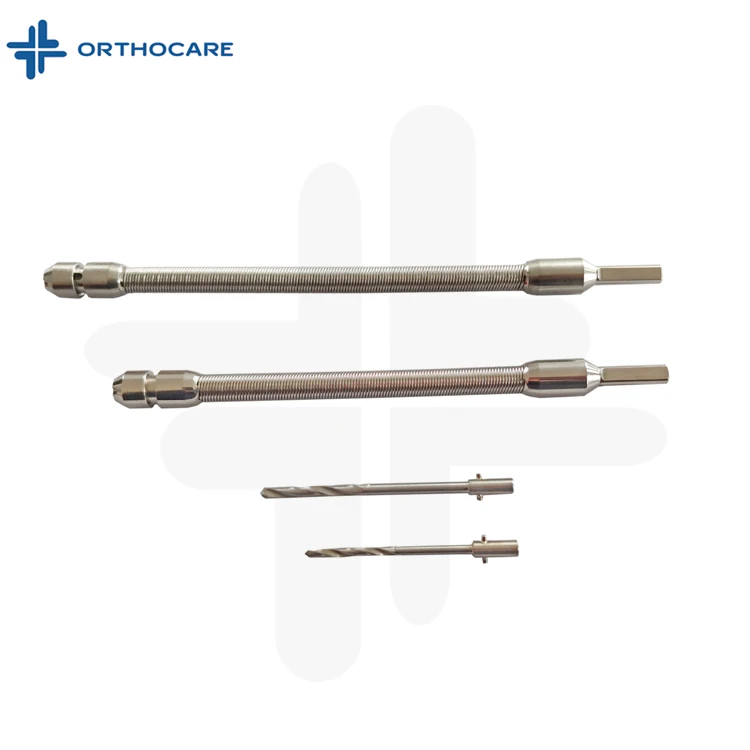 Quick Coupling Flexible Drill Bit Pelvic Instruments Set Orthopedic Implants ORTHOCARE 200mm, 220mm 3.2mm, 2.5mm Accepted CN;JIA