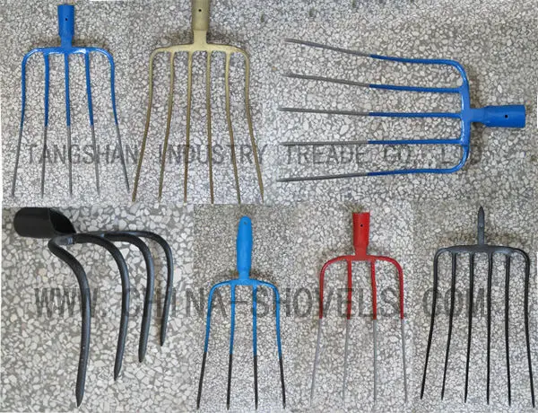 
9 T one piece steel garden pitch fork head 