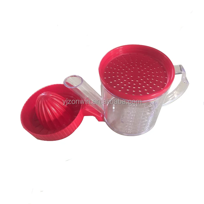 Item G6-033 Lemon Squeezer Lime Juicer Dome Lid and Citrus Storage with Pour Spout