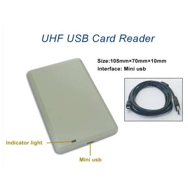 UHF USB RFID card reader with complete English SDK,demo software,source code and user manual