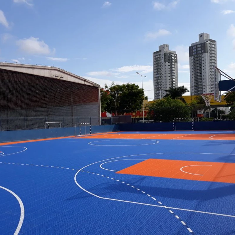 Outdoor pp interlocking sports court tiles outdoor court floor