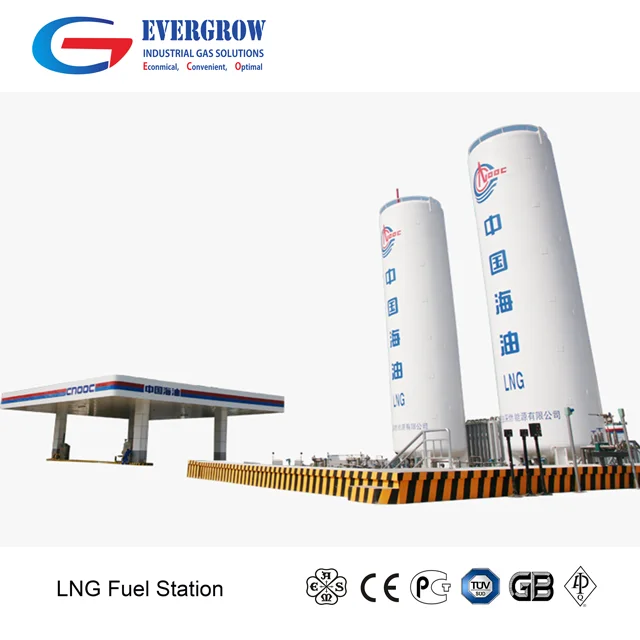 
Different size vehicle LNG LCNG fuel station 