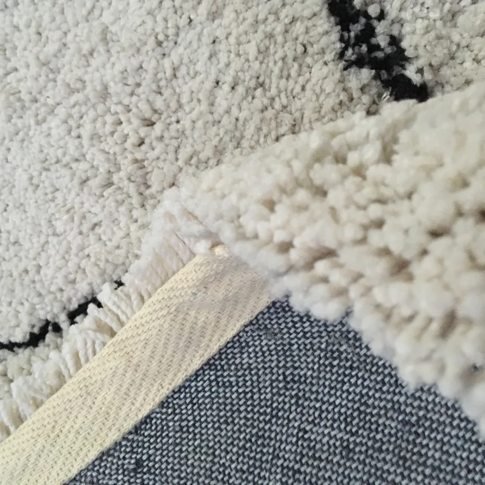 Home decor super soft moroccan style area shaggy carpet
