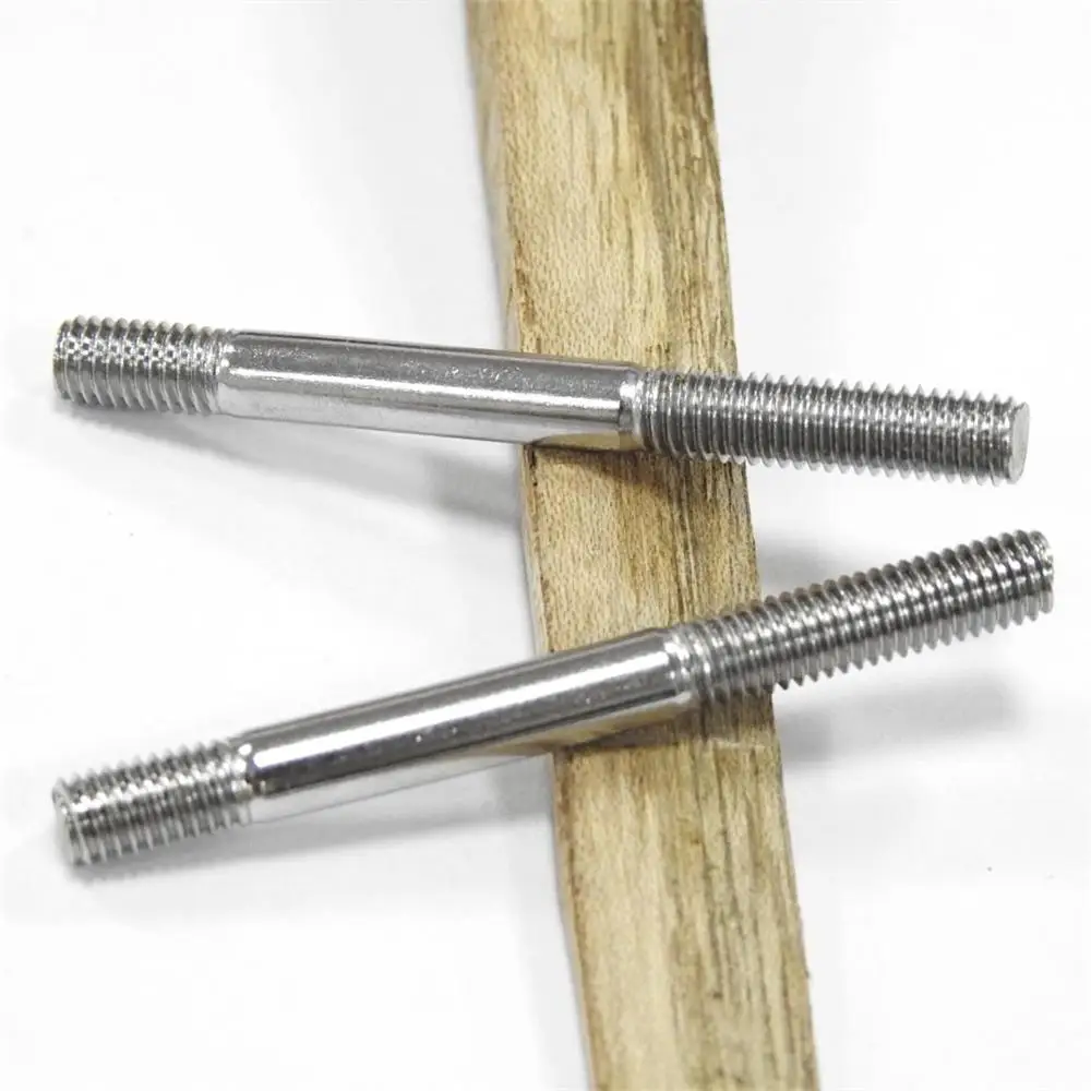 High Strength Steel Double End Threaded Head Stud Hex Bolt Type