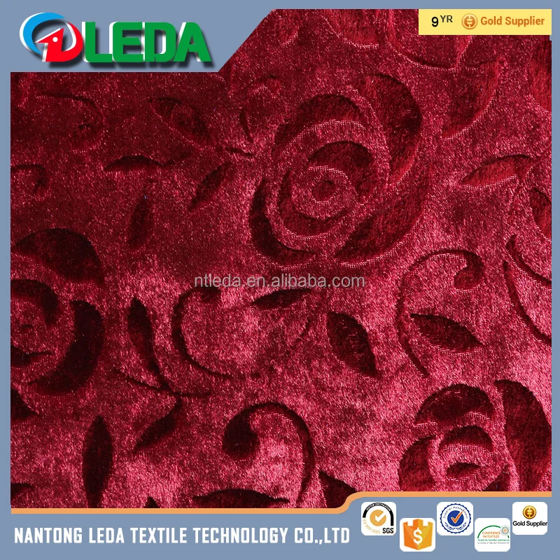 High reliability trico 100 polyester knitted fabric type plush