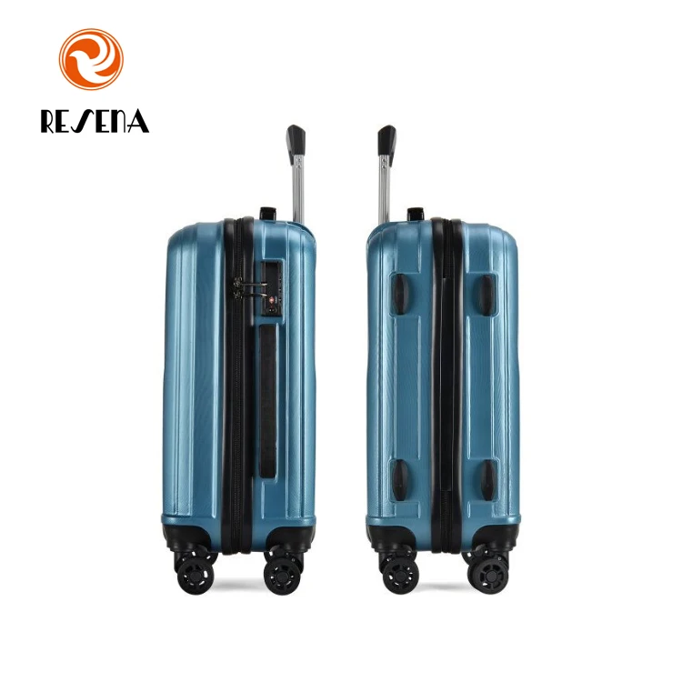 RESENA Factory Unique Design 3PCS Aluminous Trolley Suitcase Travel PC Luggage Set