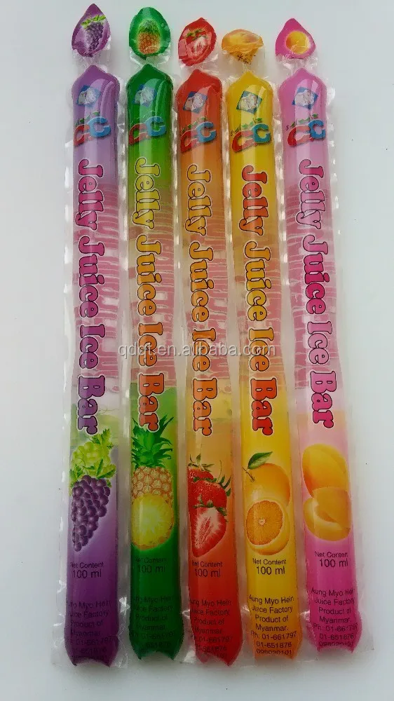 Пластиковые пакеты в форме палочки для морозильной камеры объемом 100 мл