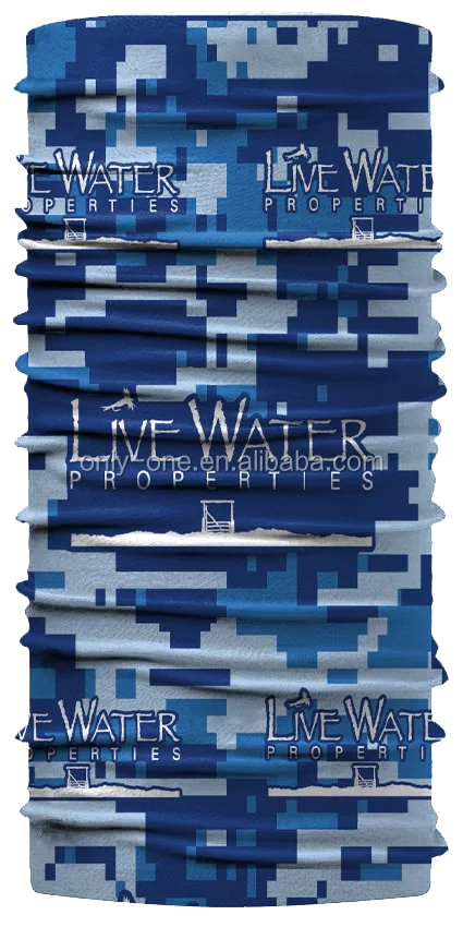 Tubular Seamless Red Pattern Factory Custom Printing Skull Bandana Fabric