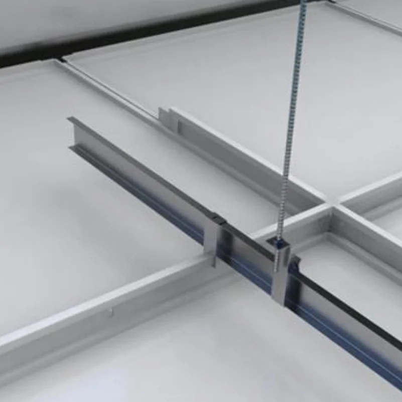 
Flat Suspension Ceiling system T bar Steel ceiling grid 