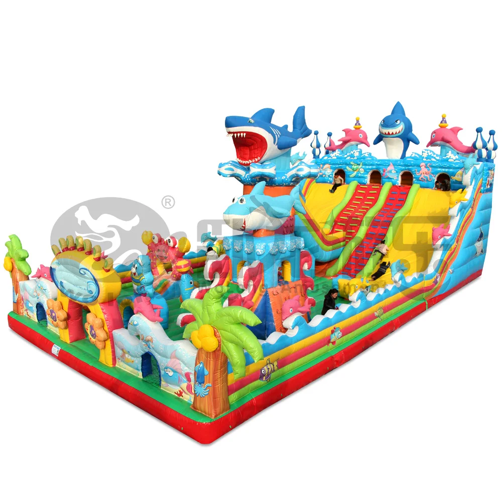 
2019 professional manufacturer giant inflatable slide for kids 