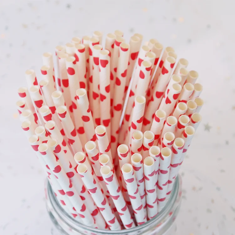 Biodegradable paper straws packaging printing logo custom paper straws package organic straws