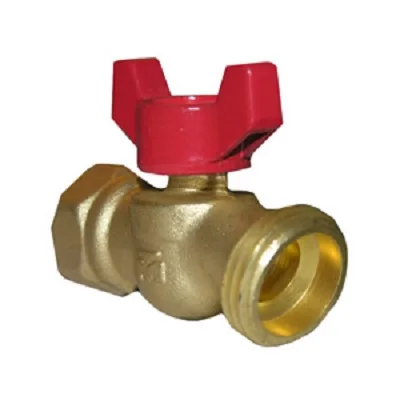 1/2 MIP INLET 3/4 MALE HOSE OUTLET 1/4 TURN BRASS NO KINK HOSE BIBB