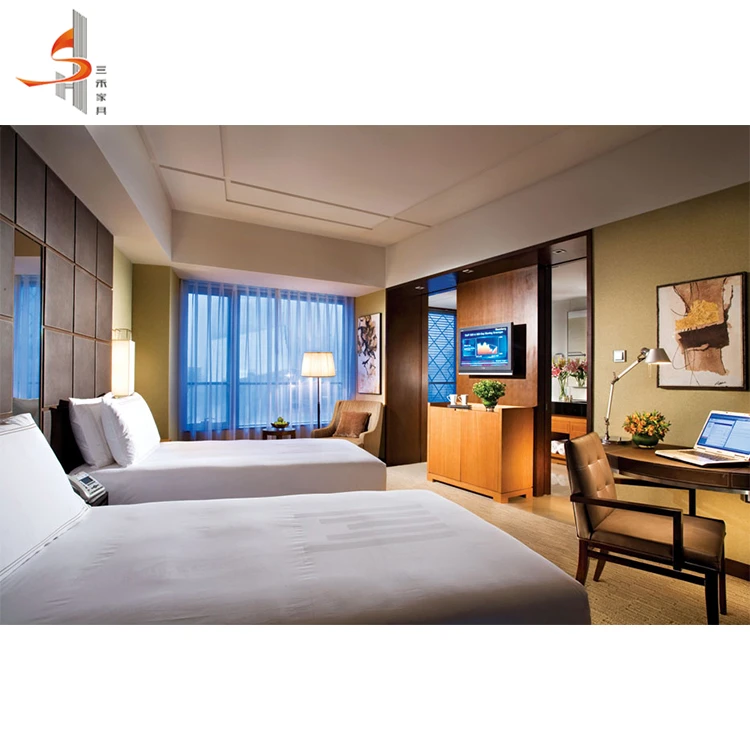 
5 star sheraton modern wooden hotel bedroom furniture 