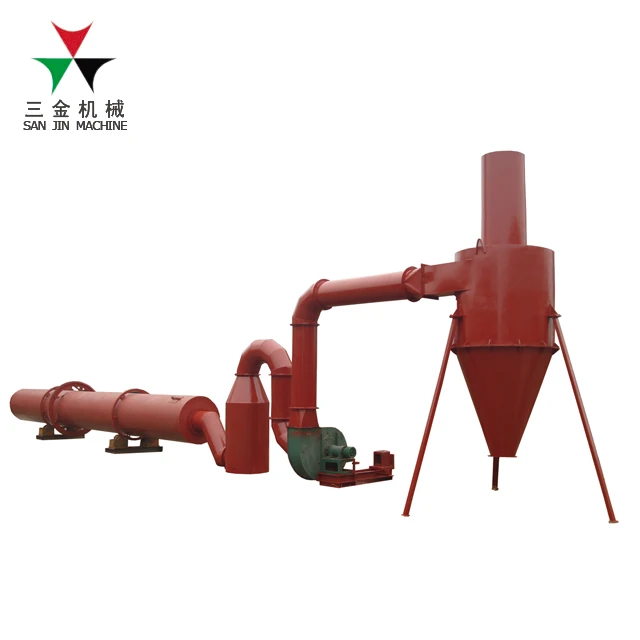 Low Cost High Capacity Wood Sawdust Drying Machine Saw Dust Rotary Dryer Price