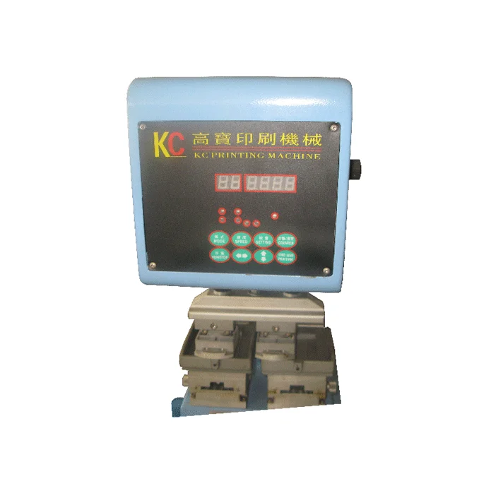 Open Ink Well Pad Printing Machine Two-Color Automatic Grade Shuttle USB Ping Pong Tampon Printers Gravure Plate Type New