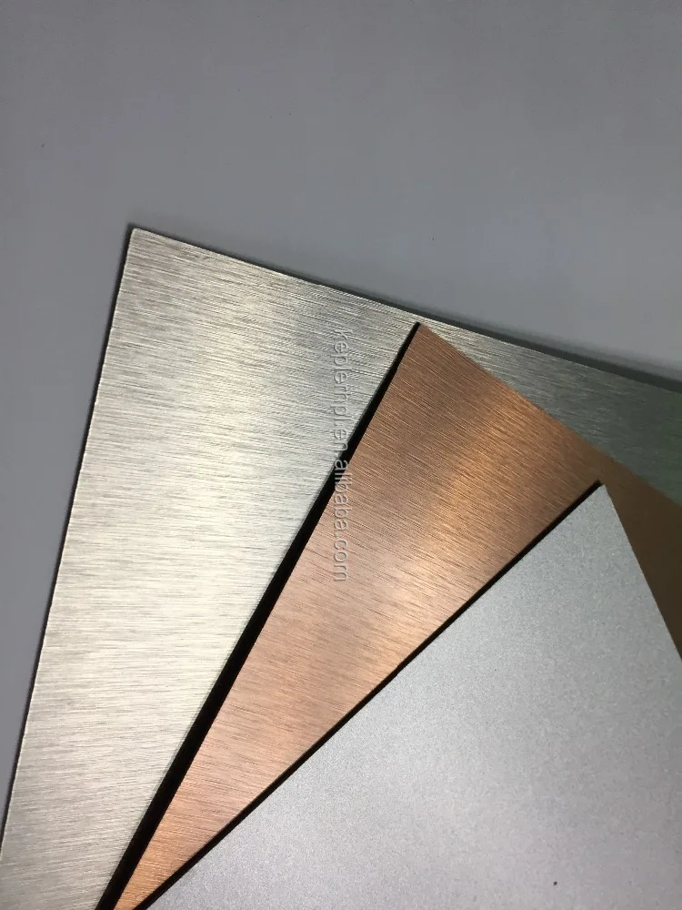 Silver brushed metal hpl high pressure laminate manufacturers formica laminate paper