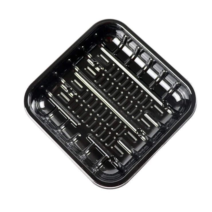 supermarket display disposable plastic blister packaging  for meat beef fish frozen food tray