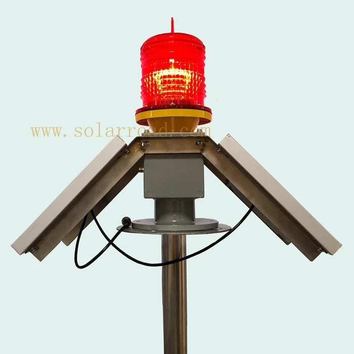 
High Brightness Solar Flashing Beacon Light Warning Beacon Light 