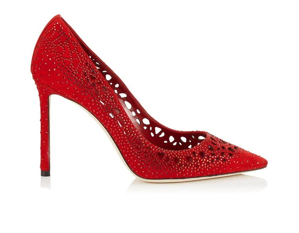 
Fashion hottest laser with crystals woman shoe 