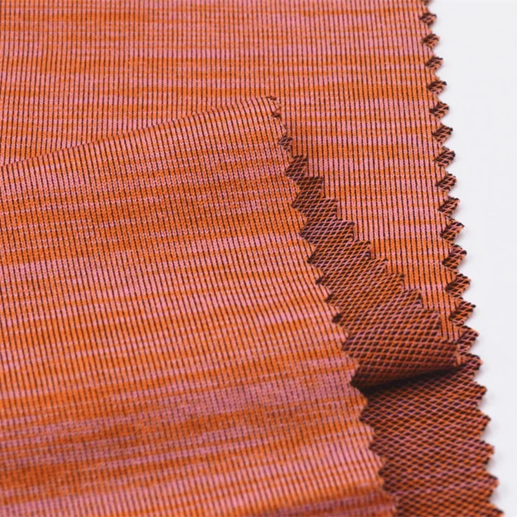 Moisture wicking strech double layer polypropylene fabric