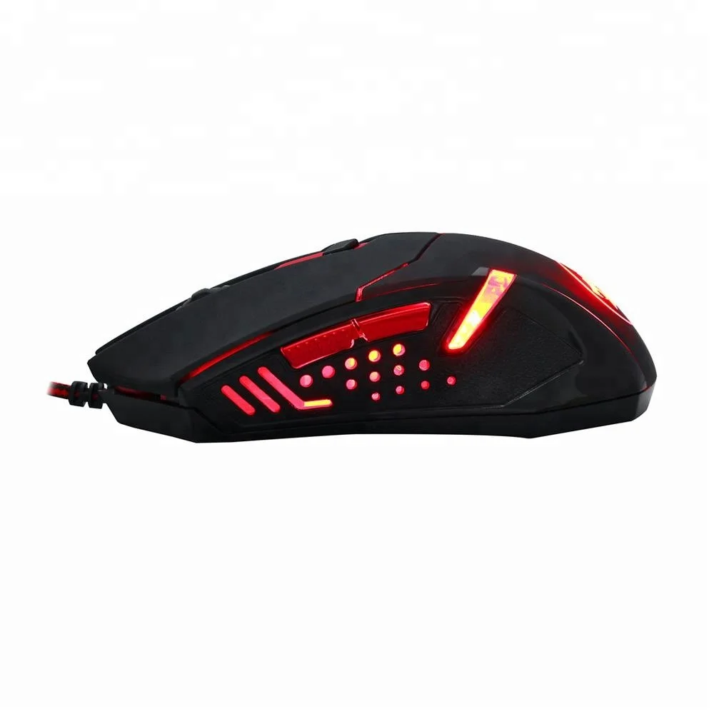 Redragon CENTROPHORUS M601 3200 DPI Gaming Mouse 6D Optical USB Wired Mouse with side buttons for PC Desktop