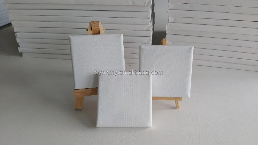
10*10cm mini stretched canvas oil painting canvas blank painting canvas 