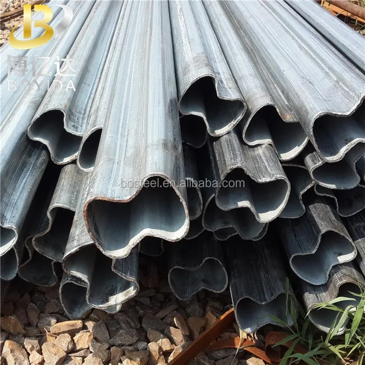 alibaba express china A36 carbon steel Special shape U T L oval pipe