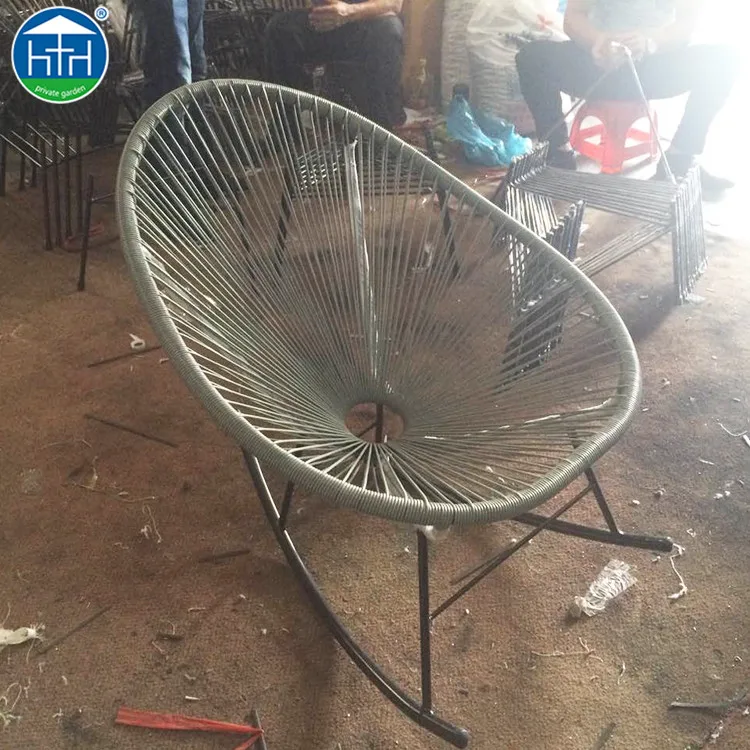 DW-AC052 Outdoor Garden Modern Leisure Round Rocking Chairs