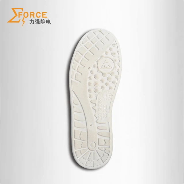 Hot selling  low cost white PVC butterfly esd shoes for workstation