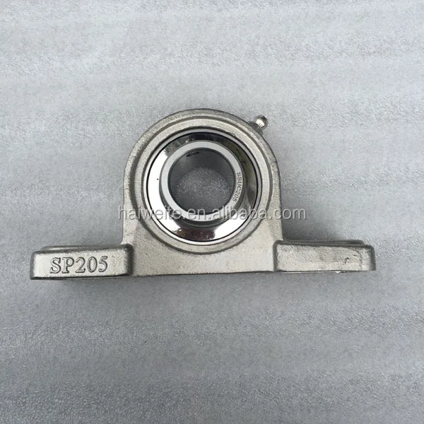 SUCP205, нержавеющая сталь опорный подшипниковый узел SSUCP205 установленный-упорные шариковые подшипники