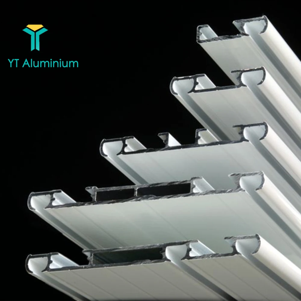 Powder Coated White Channel Flat Curtain Track Customizable Industrial Curtain Rail