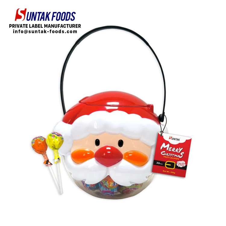 Santa Claus Gift for Christmas Holiday Lollipop Candy